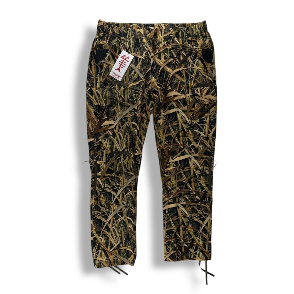 Bassdash Mens Stretch Fishing Hunting Pants Camo Size 38/32 WBG1024 NWT‎